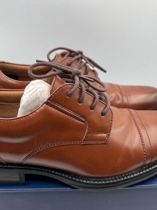 Dockers Garfield Cap Toe Oxford Tan Men\'s 7M EU39 090-36452 Dress Shoes main image 9